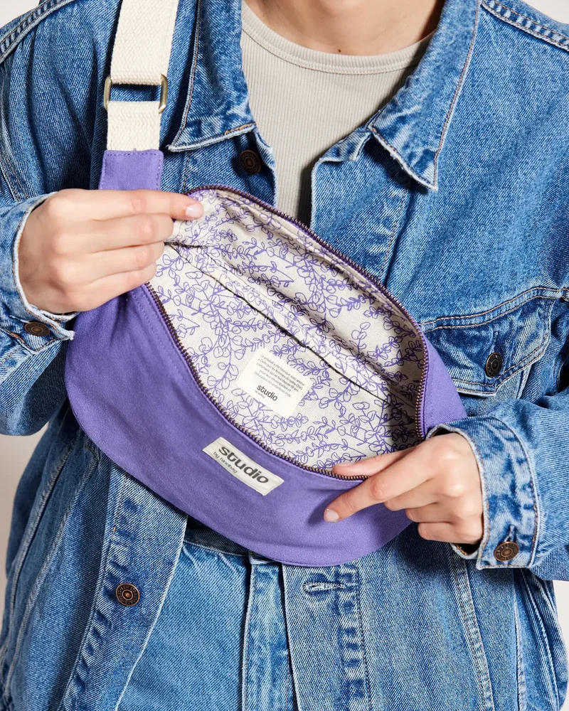 Sac banane coton bio Studio by Hindbag Antoine à personnaliser