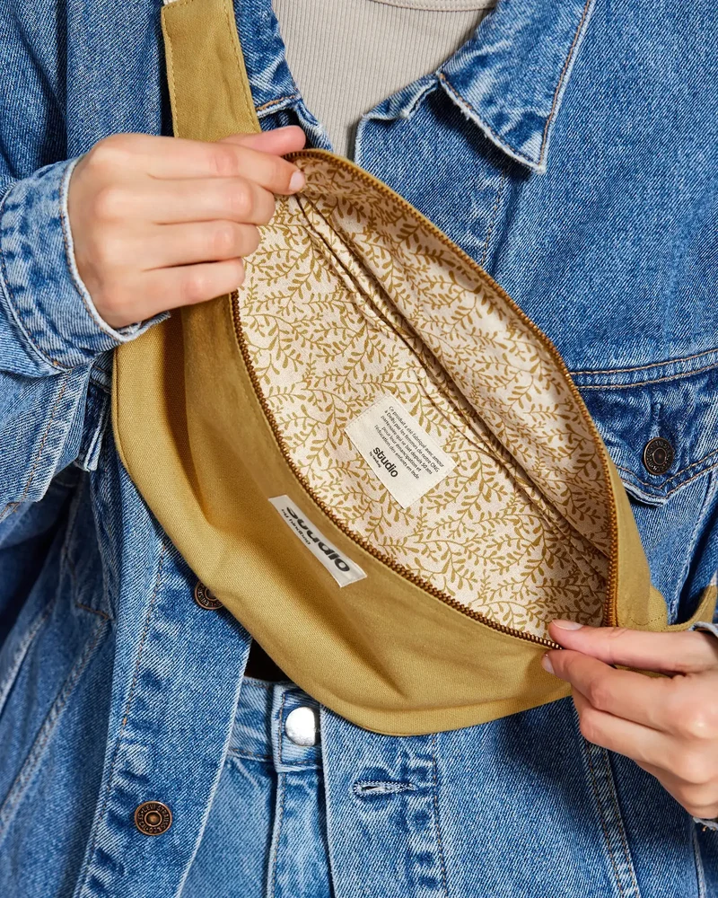 Sac banane coton bio Studio by Hindbag Antoine à personnaliser
