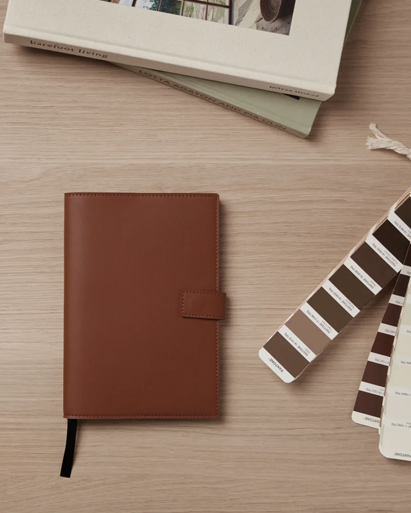Carnet A5 polyester recyclé Vinga Timo à personnaliser