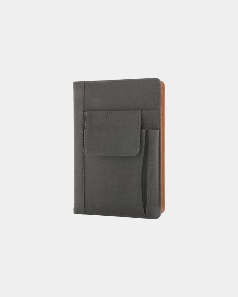 Carnet de notes deluxe PU noir à personnaliser