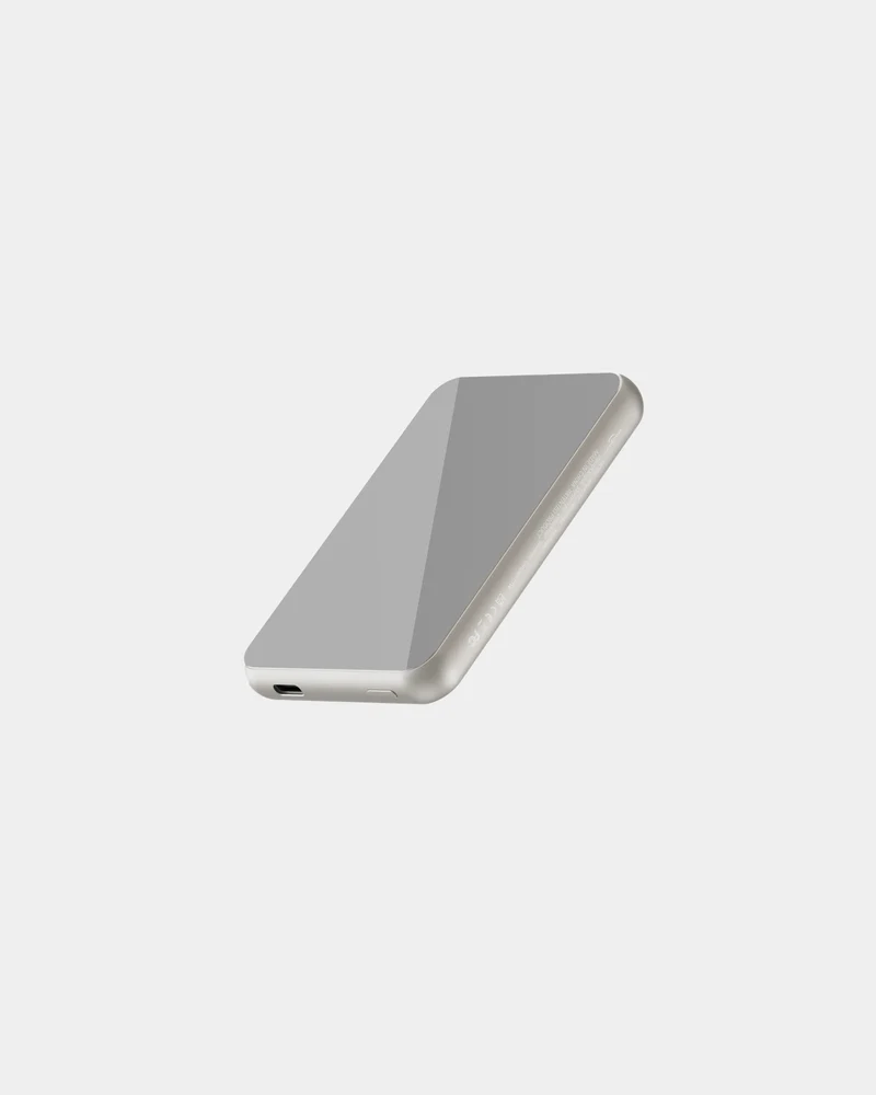 Batterie externe argent 5000 mAh à personnaliser