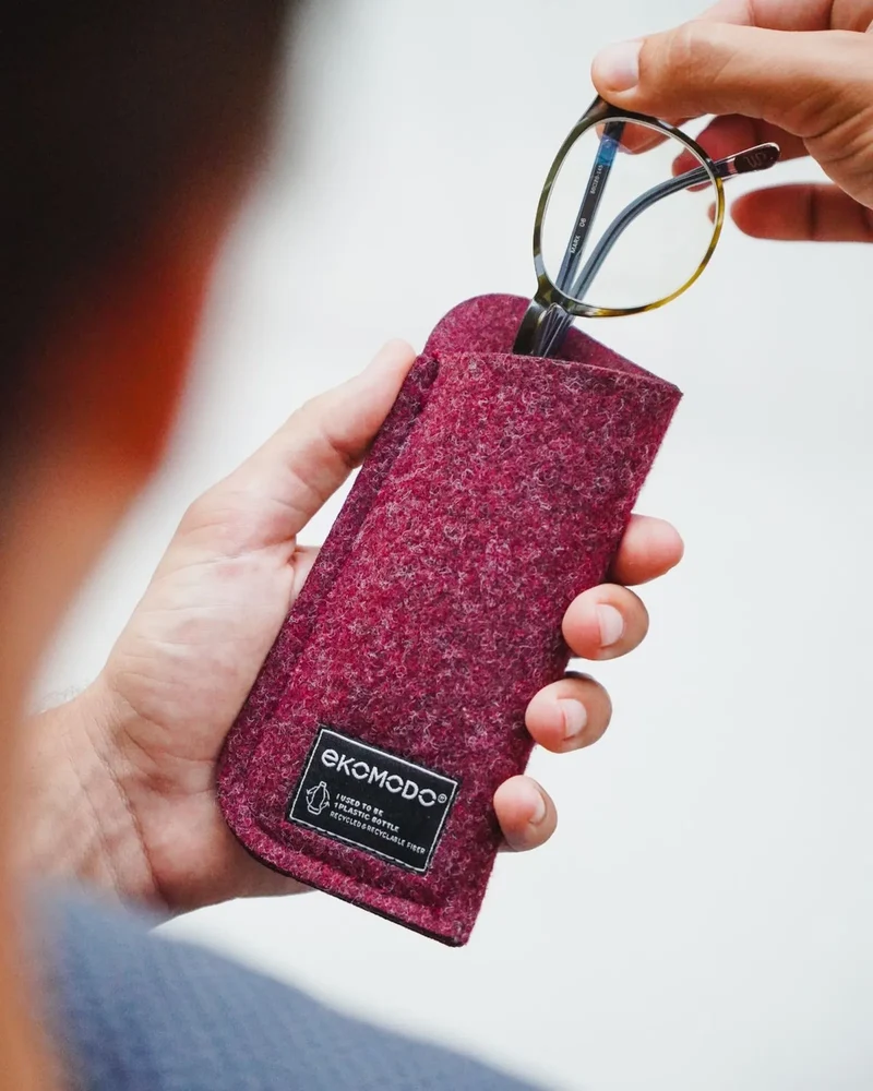 Accessoire bagagerie tissu recyclé Ekomodo Begi à personnaliser