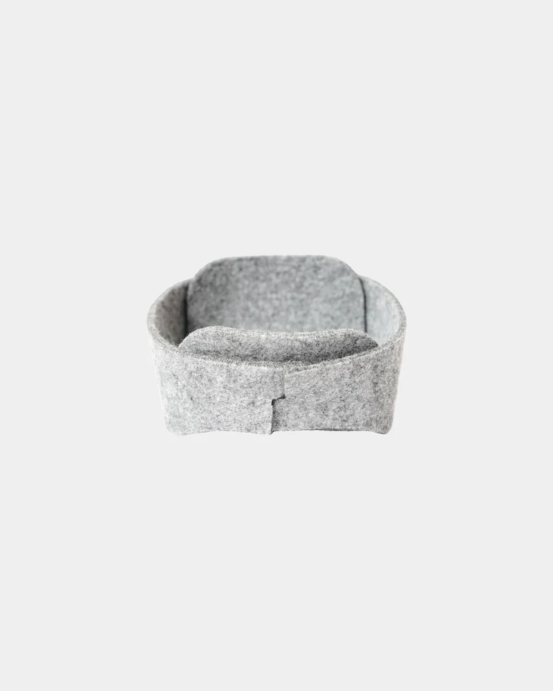 Accessoire feutre recyclé Ekomodo Biru basket à personnaliser