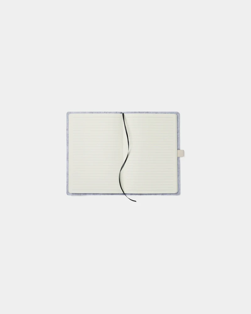 Carnet en feutre recyclé Vinga Albon A5 à personnaliser