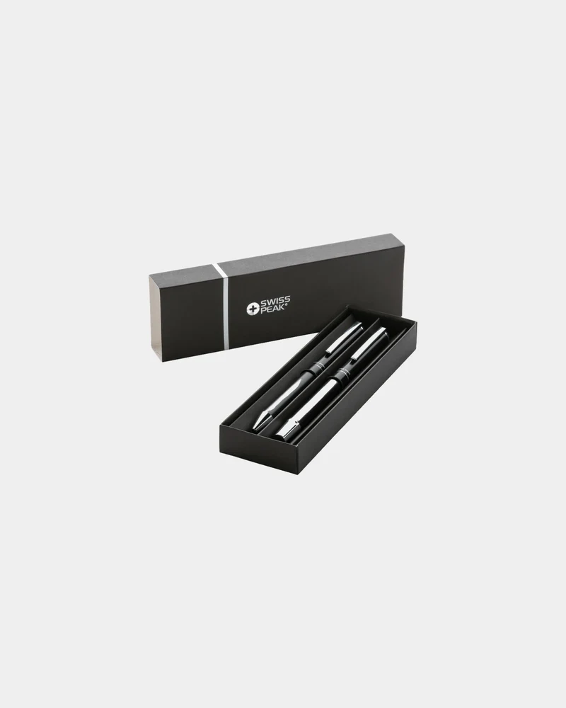 Set de stylos aluminium recyclé à personnaliser