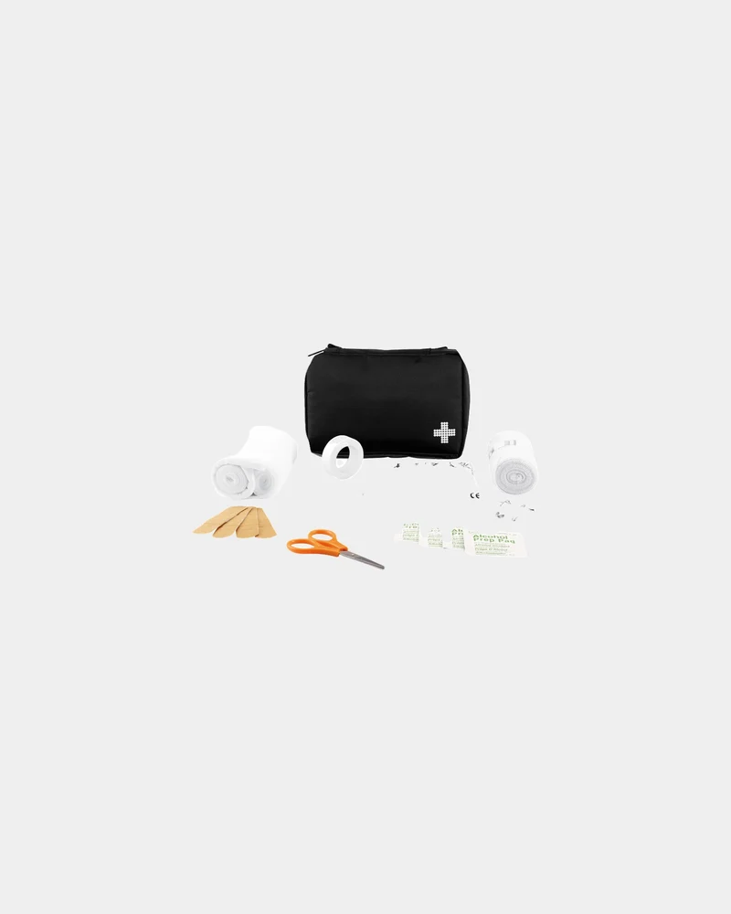 Kit de premiers soins polyester 10 x 15 cm à personnaliser