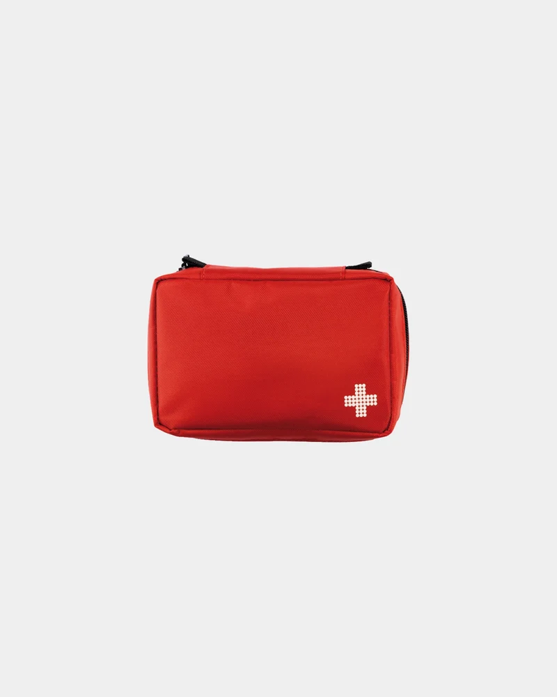 Kit de premiers soins polyester 10 x 15 cm à personnaliser