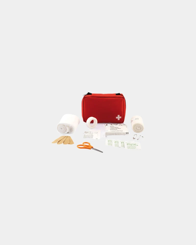 Kit de premiers soins polyester 10 x 15 cm à personnaliser