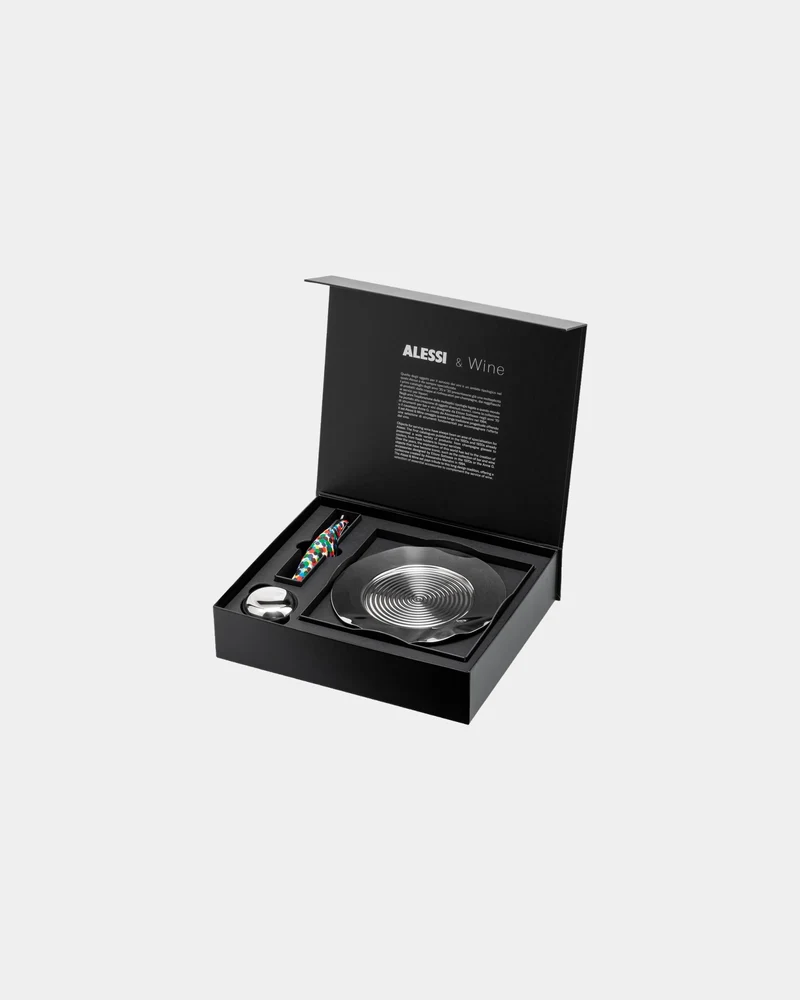 Coffret accessoires vin Alessi à personnaliser