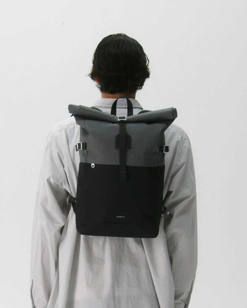 Sac à dos recyclé Sandqvist Icon Rolltop 23L à personnaliser