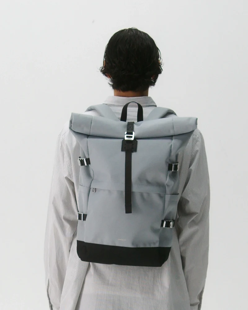 Sac à dos recyclé Sandqvist Icon Rolltop 26L à personnaliser