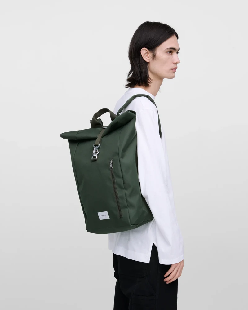 Sac à dos recyclé Sandqvist Ground Rolltop 19L à personnaliser
