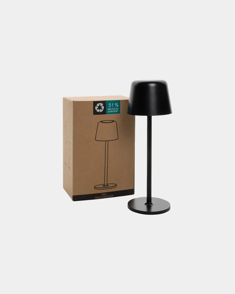 Lampe de table ABS recyclé RCS Zenic à personnaliser