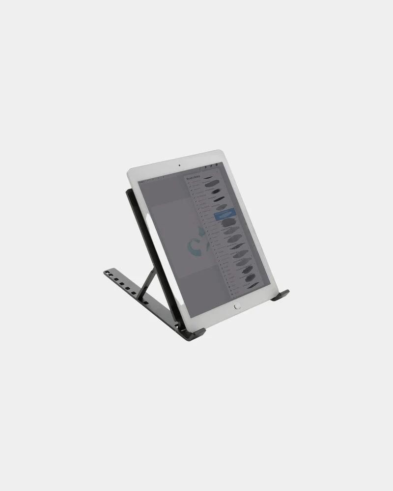 Support ordinateur/tablette en aluminium recyclé RCS Terra à personnaliser