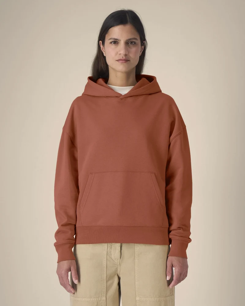 Sweat à capuche unisexe coton bio Stanley/Stella Chaser à personnaliser