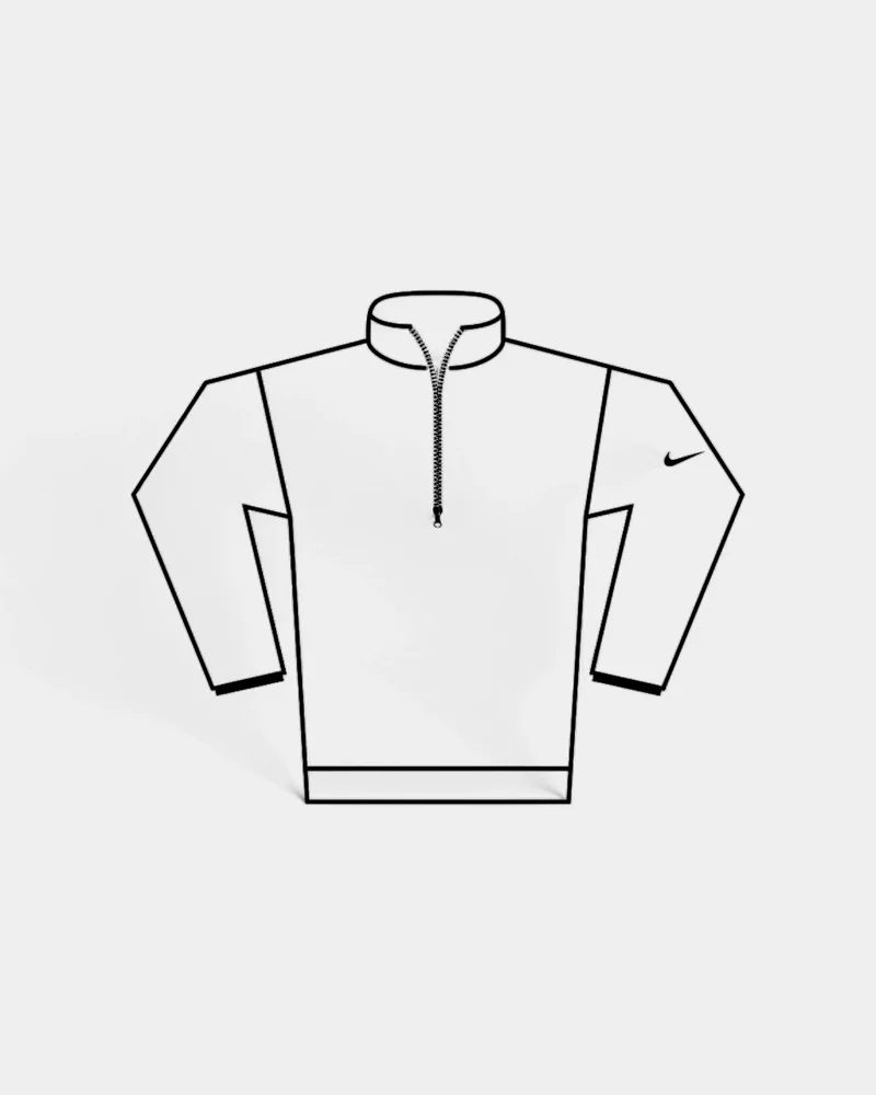 Nike Tour Half-Zip Piqué Top à personnaliser
