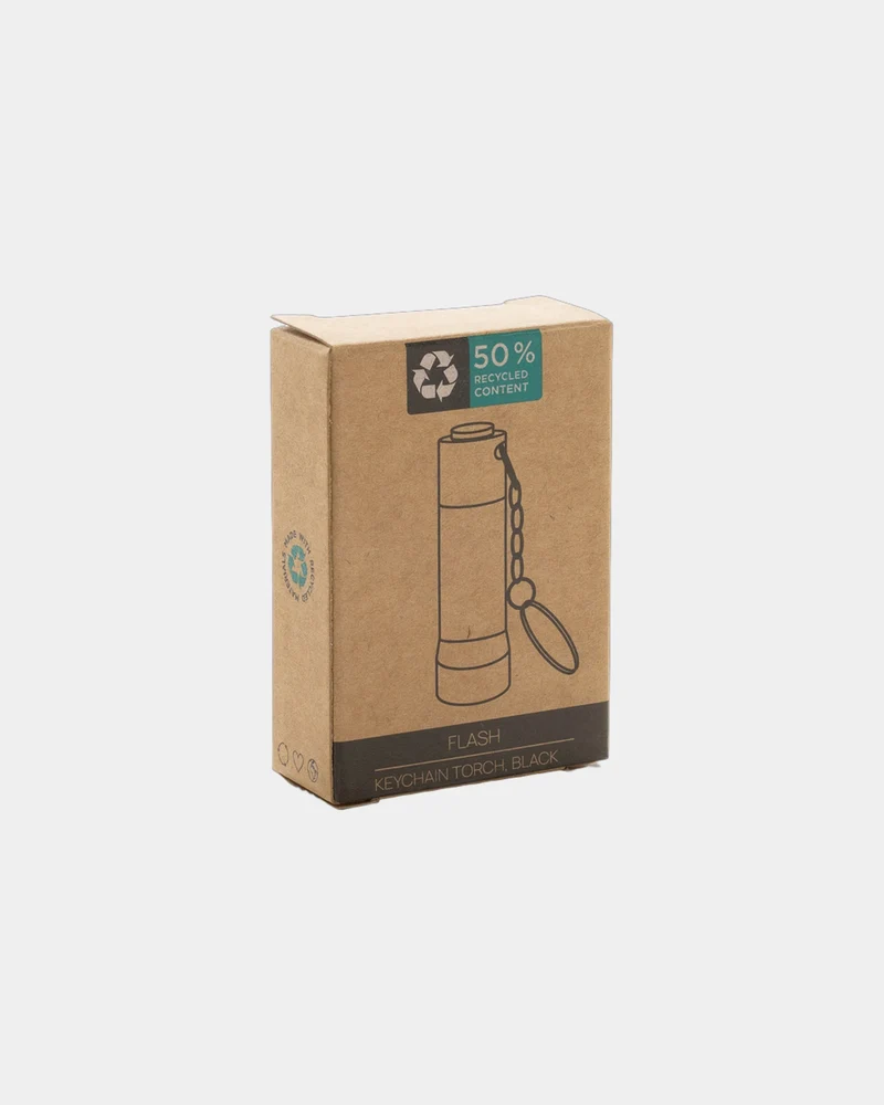 Porte-clés torche aluminium recyclé RCS Flash