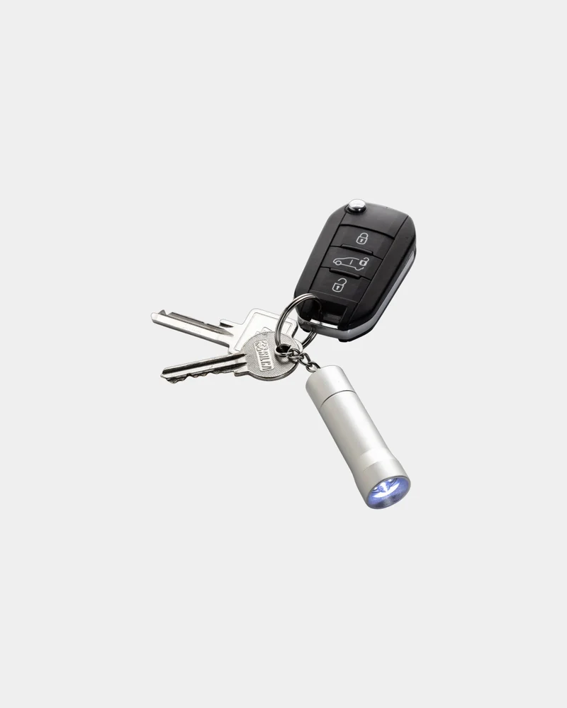 Porte-clés torche aluminium recyclé RCS Flash
