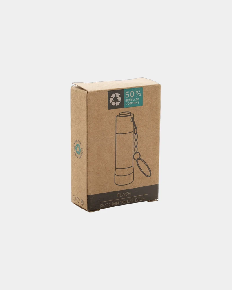 Porte-clés torche aluminium recyclé RCS Flash