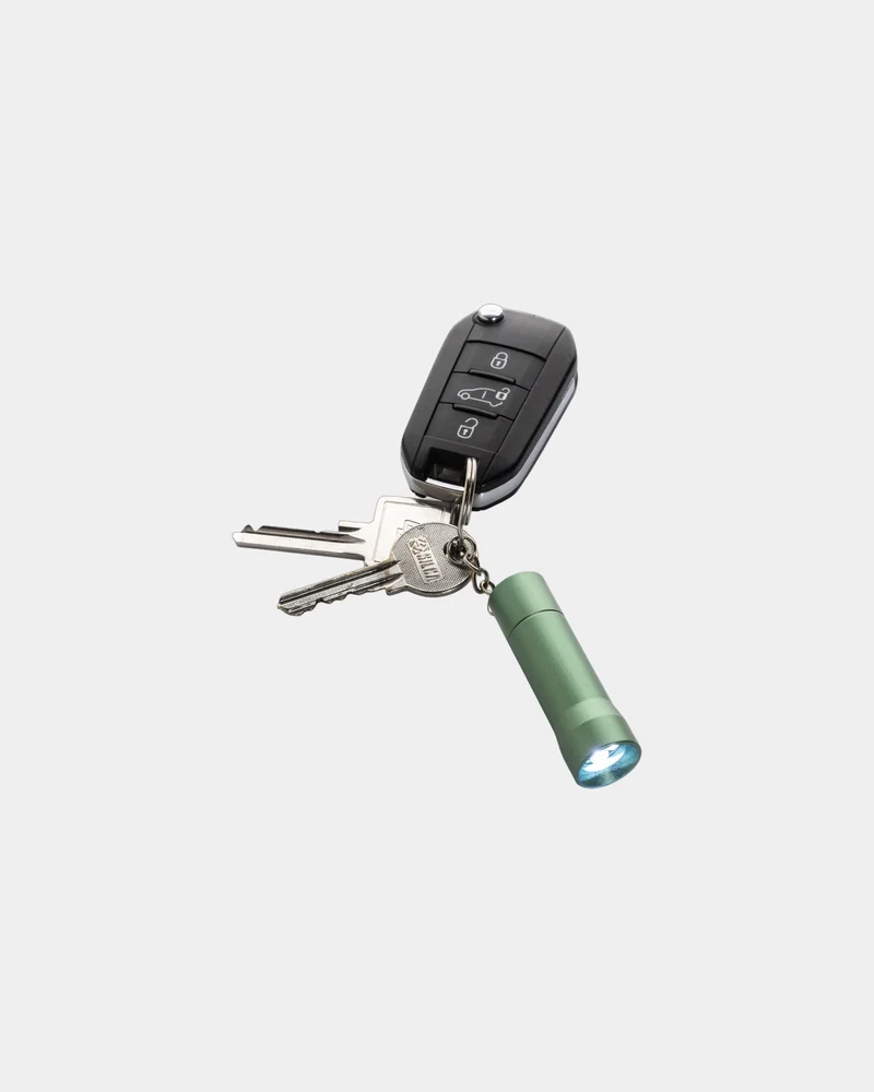 Porte-clés torche aluminium recyclé RCS Flash