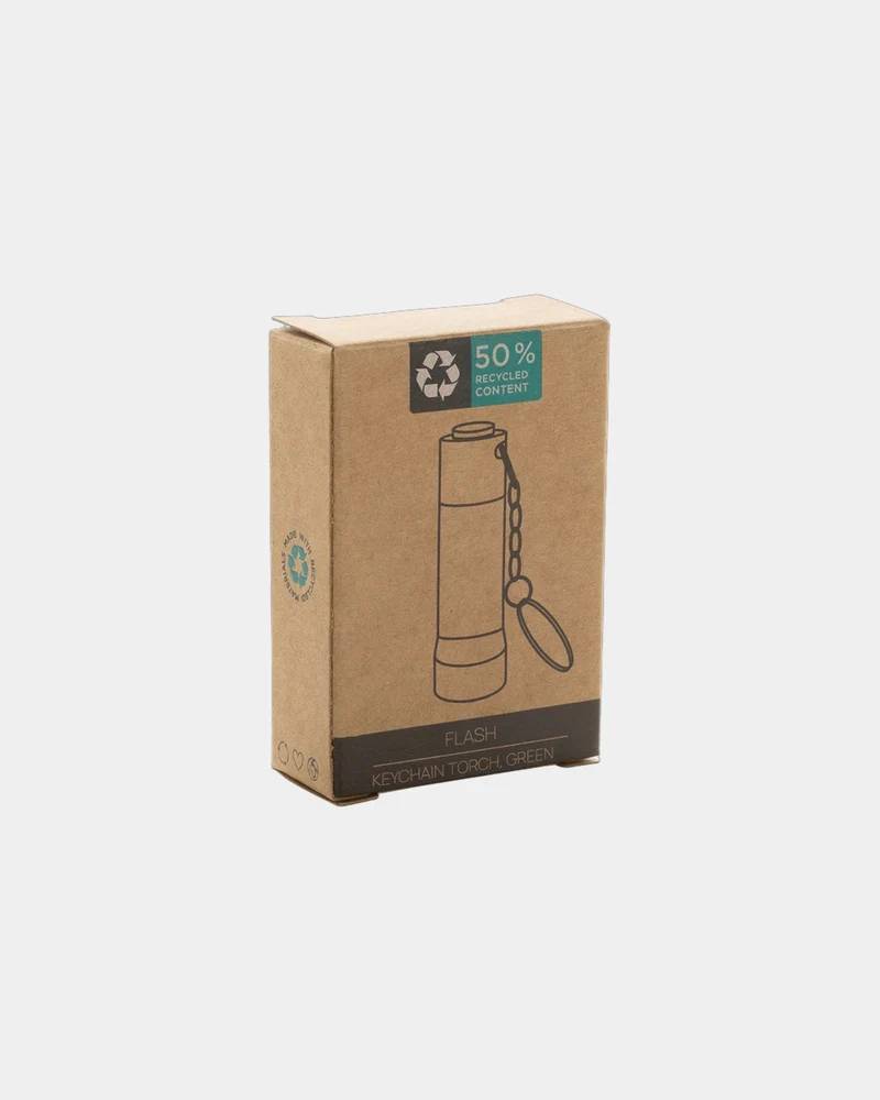 Porte-clés torche aluminium recyclé RCS Flash