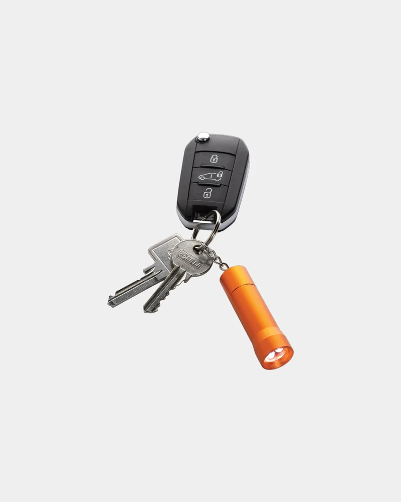 Porte-clés torche aluminium recyclé RCS Flash