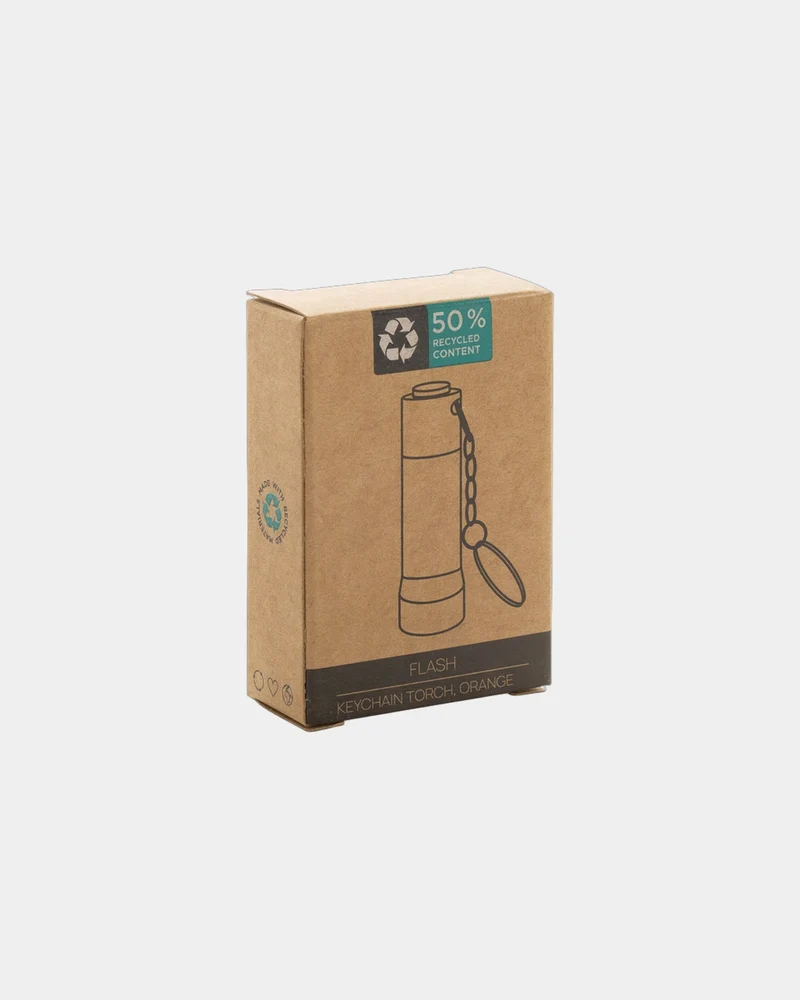 Porte-clés torche aluminium recyclé RCS Flash