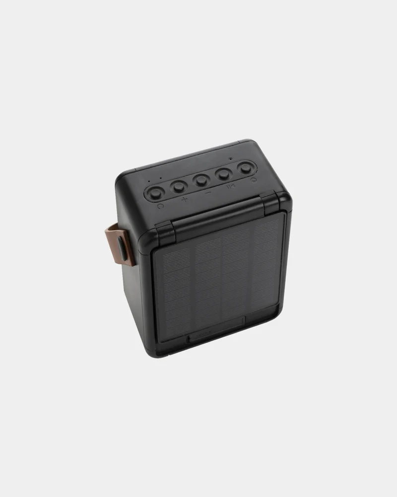 Enceinte solaire 12W en plastique recyclé à personnaliser