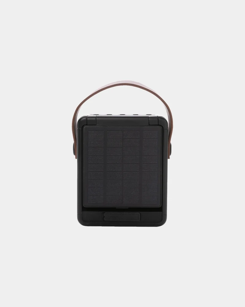 Enceinte solaire 12W en plastique recyclé à personnaliser