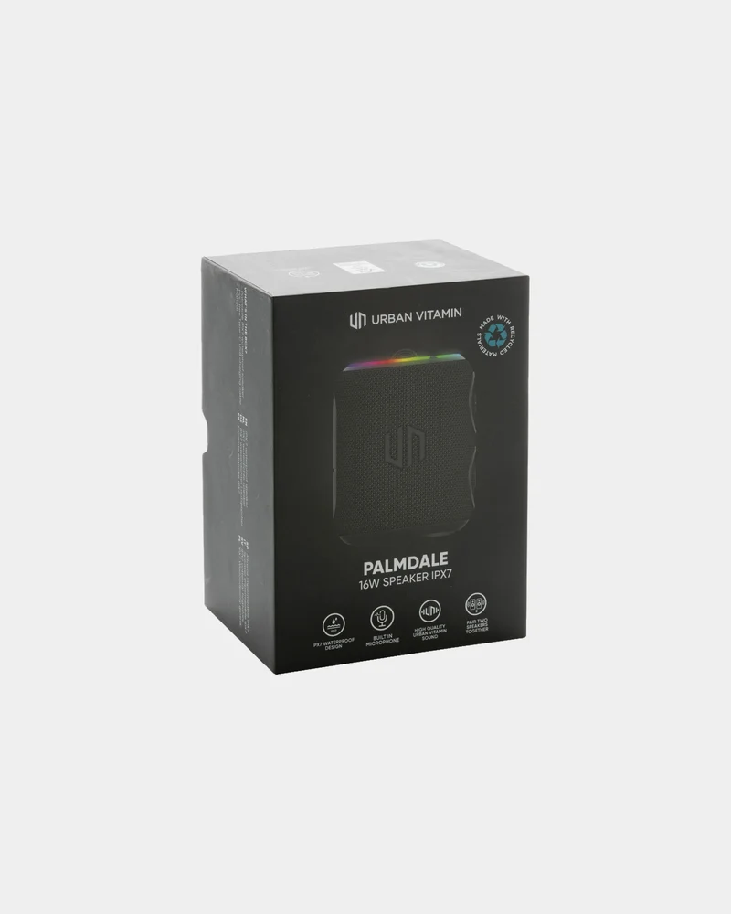 Haut-parleur 16W ABS recyclé Urban Vitamin Palmdale à personnaliser