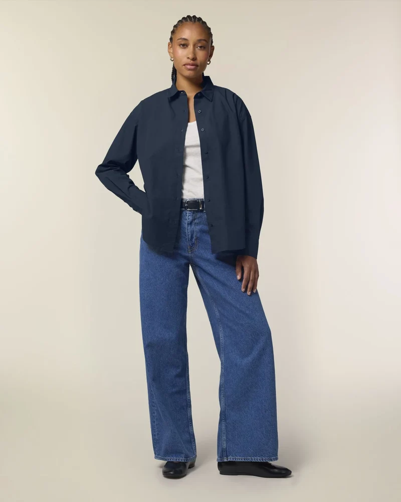 Chemise femme coton bio Stanley/Stella Styler à personnaliser