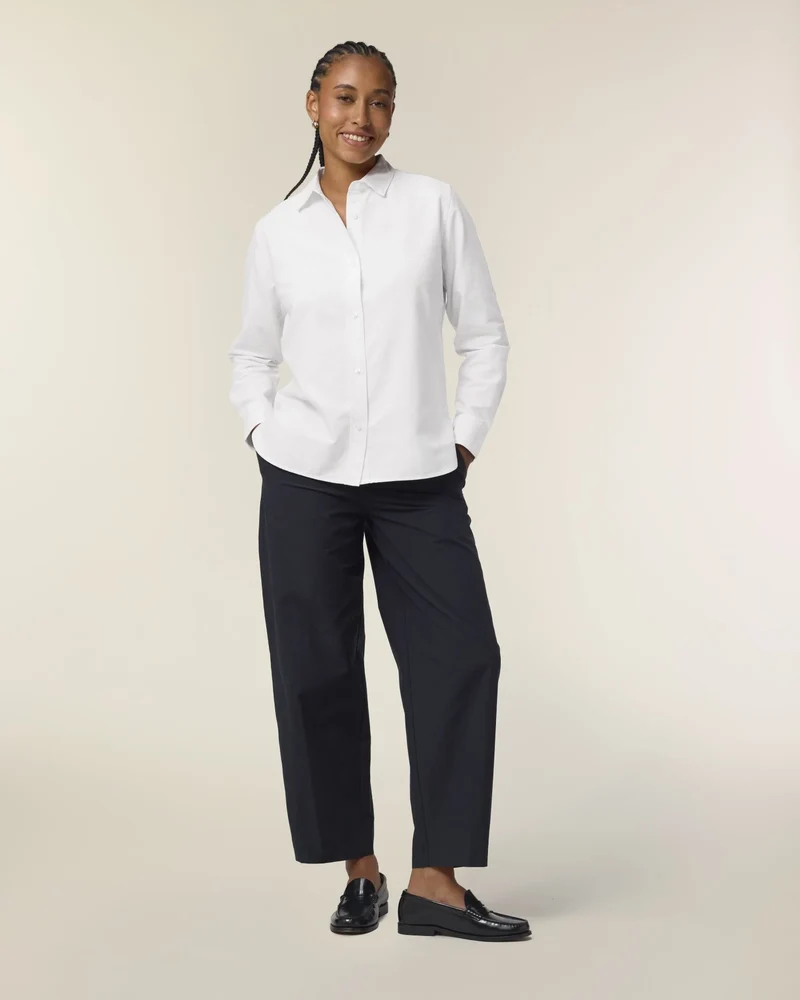 Chemise femme coton bio Stanley/Stella Oxford à personnaliser