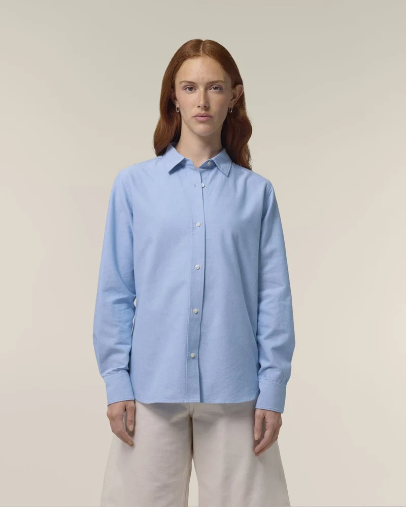 Chemise femme coton bio Stanley/Stella Oxford à personnaliser