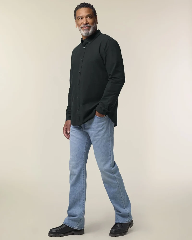 Chemise homme coton bio Stanley/Stella Oxford à personnaliser