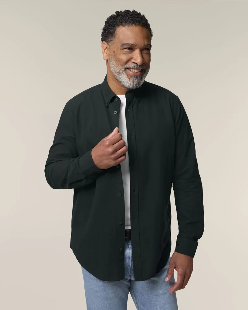 Chemise homme coton bio Stanley/Stella Oxford à personnaliser