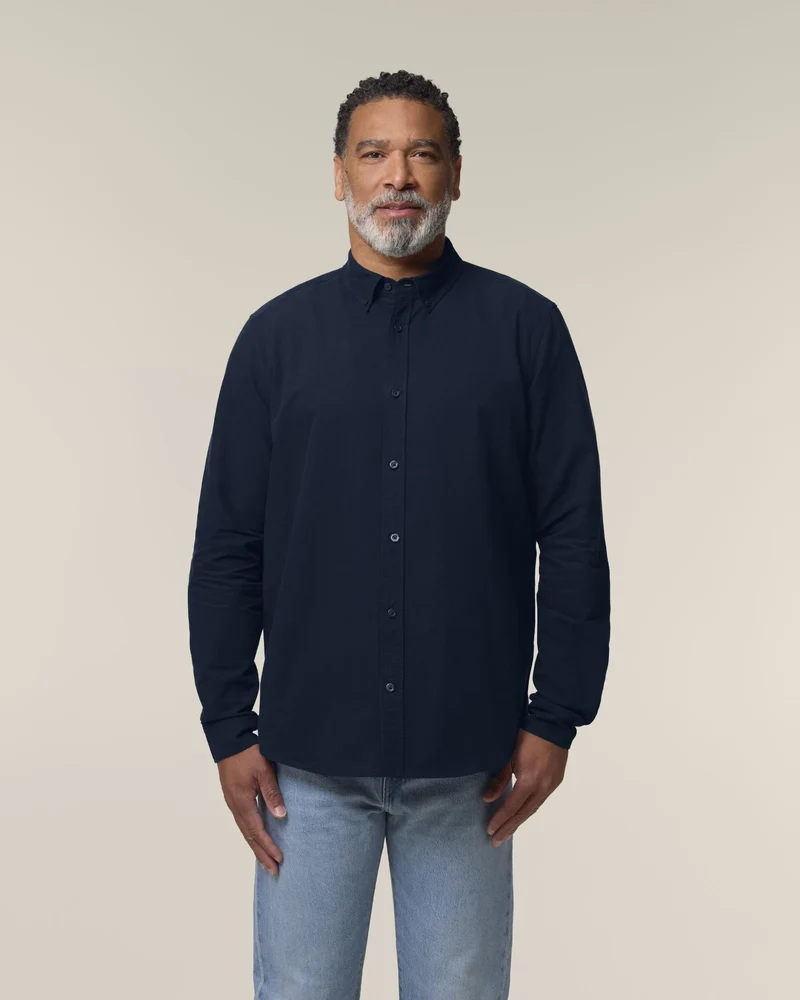 Chemise homme coton bio Stanley/Stella Oxford à personnaliser