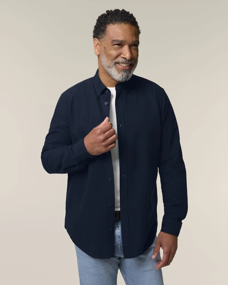 Chemise homme coton bio Stanley/Stella Oxford à personnaliser