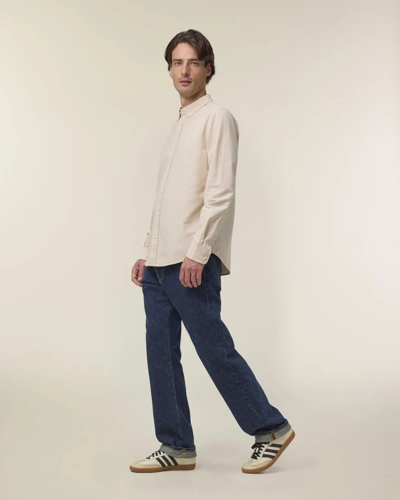 Chemise homme coton bio Stanley/Stella Oxford à personnaliser