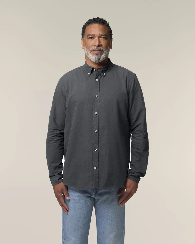 Chemise homme coton bio Stanley/Stella Oxford à personnaliser