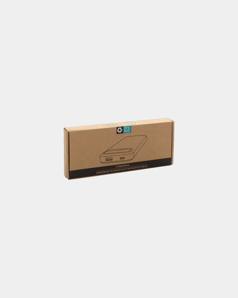 Powerbank 10.000mAh en plastique recyclé à personnaliser