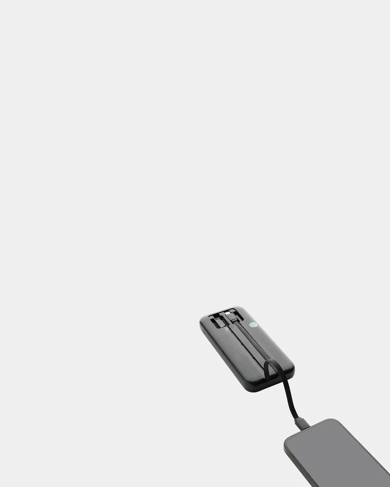 Powerbank 10.000mAh en plastique recyclé à personnaliser