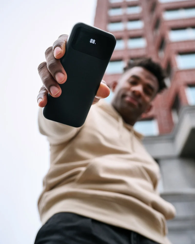 Powerbank 10.000mAh en plastique recyclé à personnaliser