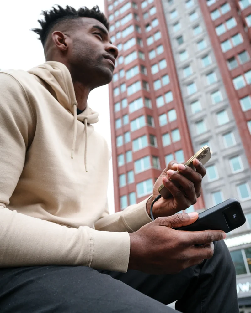 Powerbank 10.000mAh en plastique recyclé à personnaliser