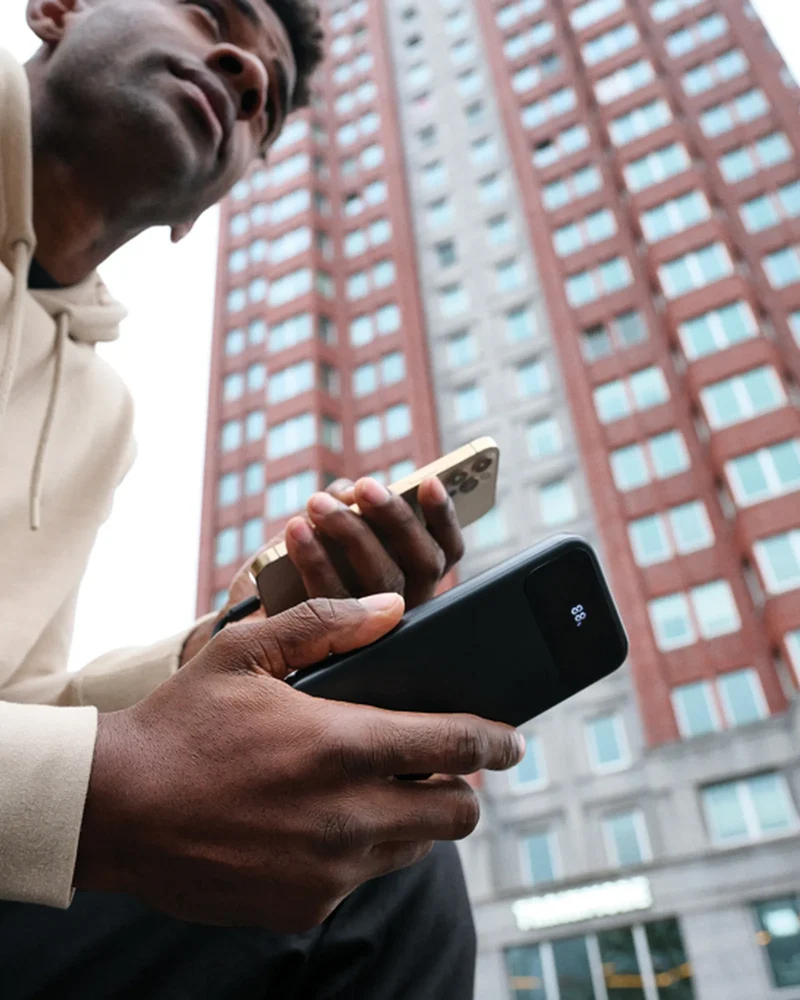 Powerbank 10.000mAh en plastique recyclé à personnaliser