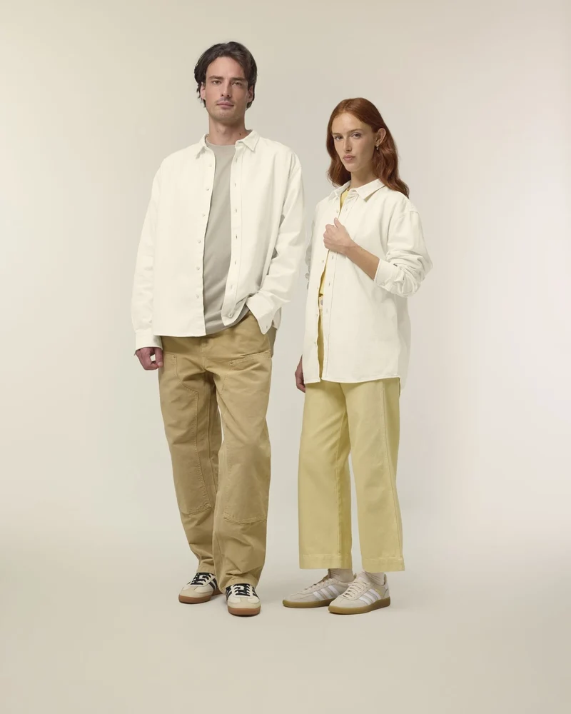 Chemise unisexe coton bio Stanley/Stella Worker à personnaliser
