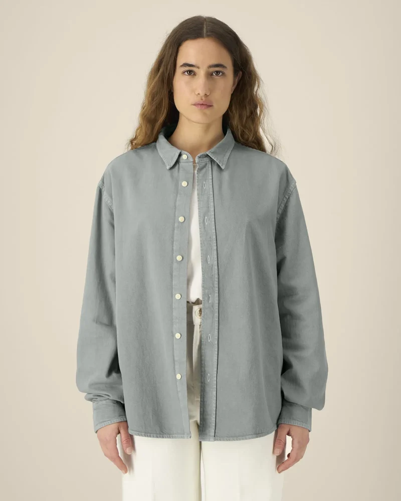 Chemise unisexe coton bio Stanley/Stella Worker à personnaliser