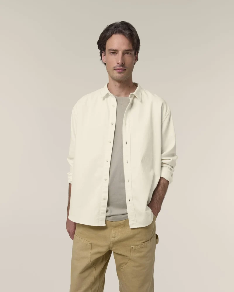 Chemise unisexe coton bio Stanley/Stella Worker à personnaliser