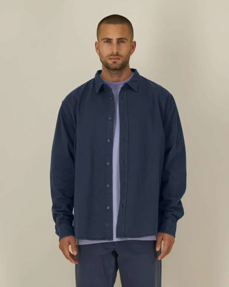 Chemise unisexe coton bio Stanley/Stella Worker à personnaliser