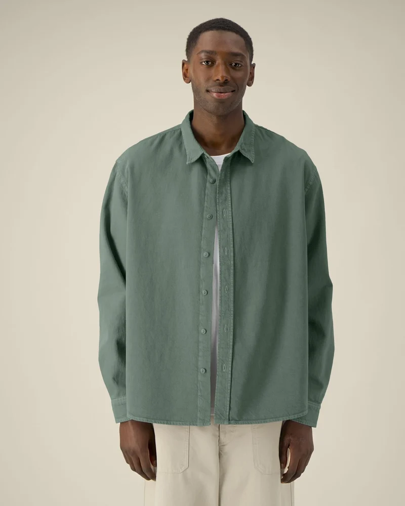 Chemise unisexe coton bio Stanley/Stella Worker à personnaliser