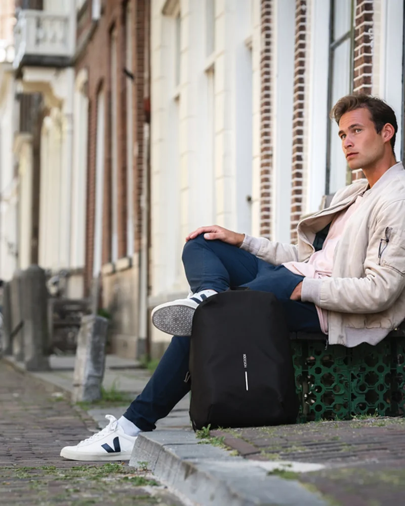 Sac à dos antivol rPET Bobby Soft à personnaliser